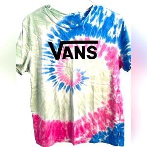 Vans Tie Dye Job logo Tshirt short sleeve M